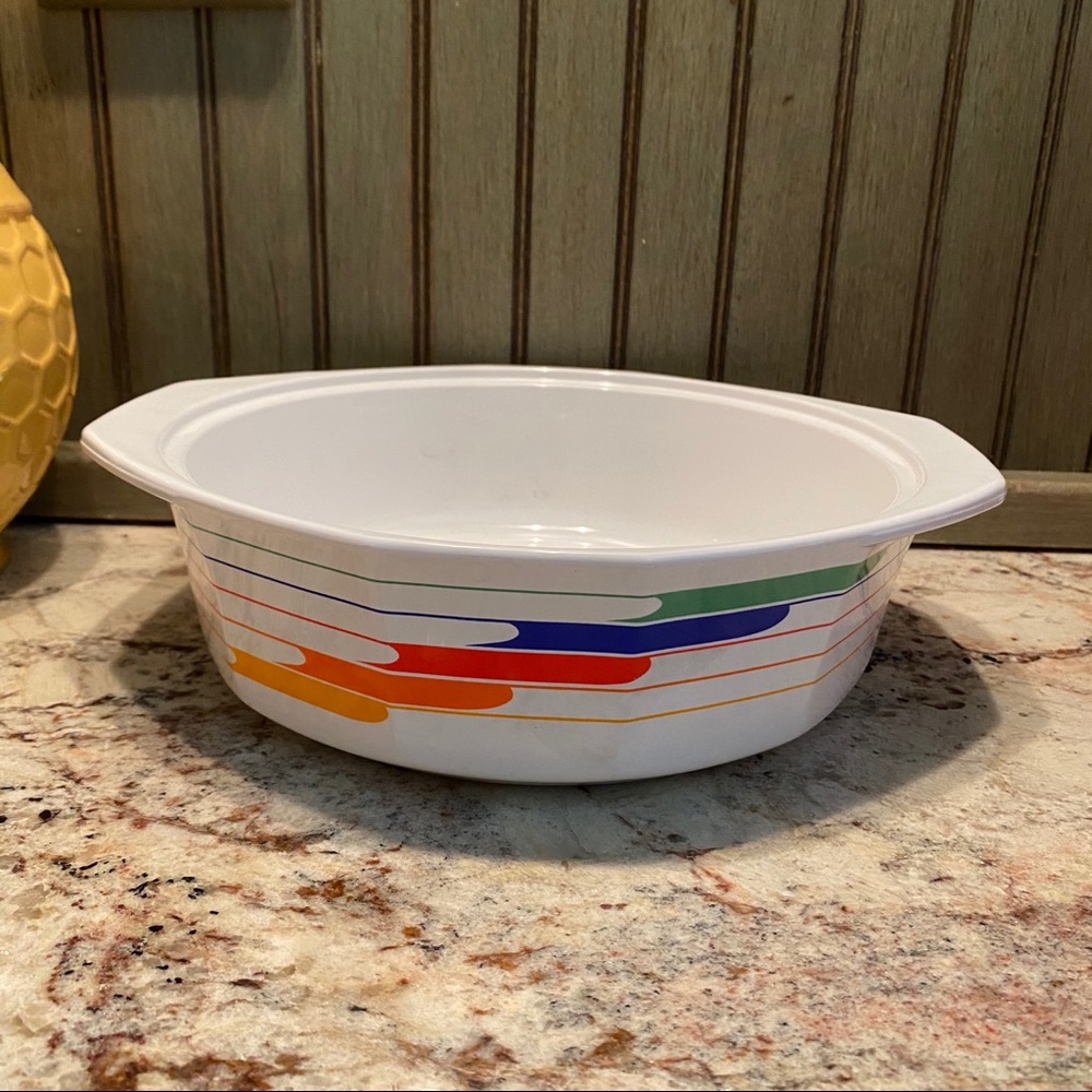 Vintage stone ware casserole dish